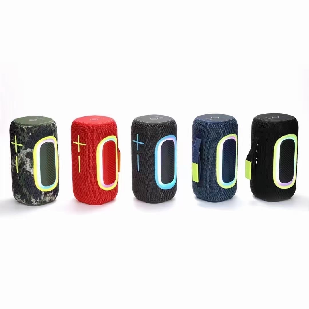 New fabric best-selling wireless Bluetooth speaker with RGB light Bluetooth speaker detail image 2
