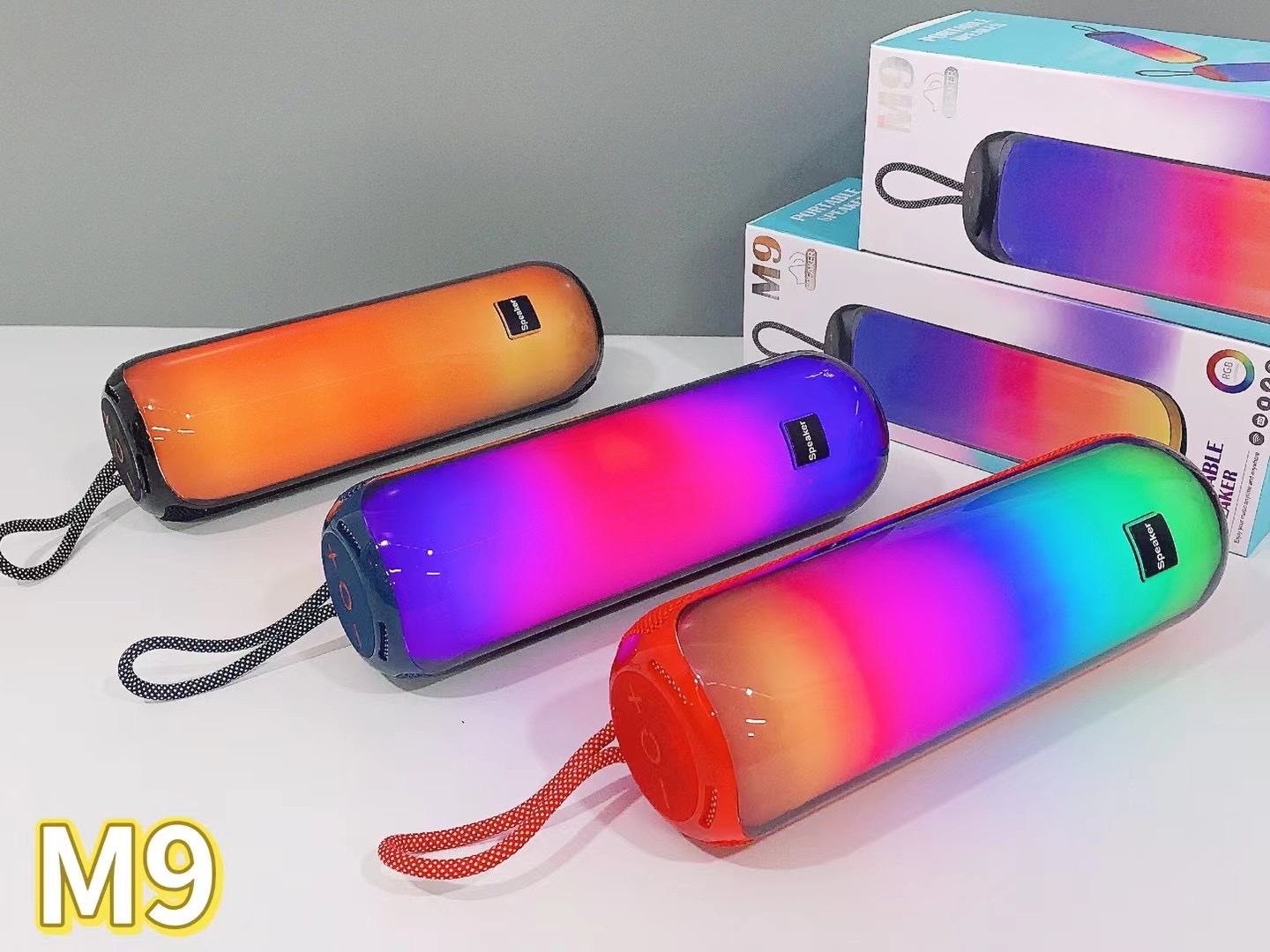 New Portable Rgb Bluetooth Speaker M9 Application Scenario