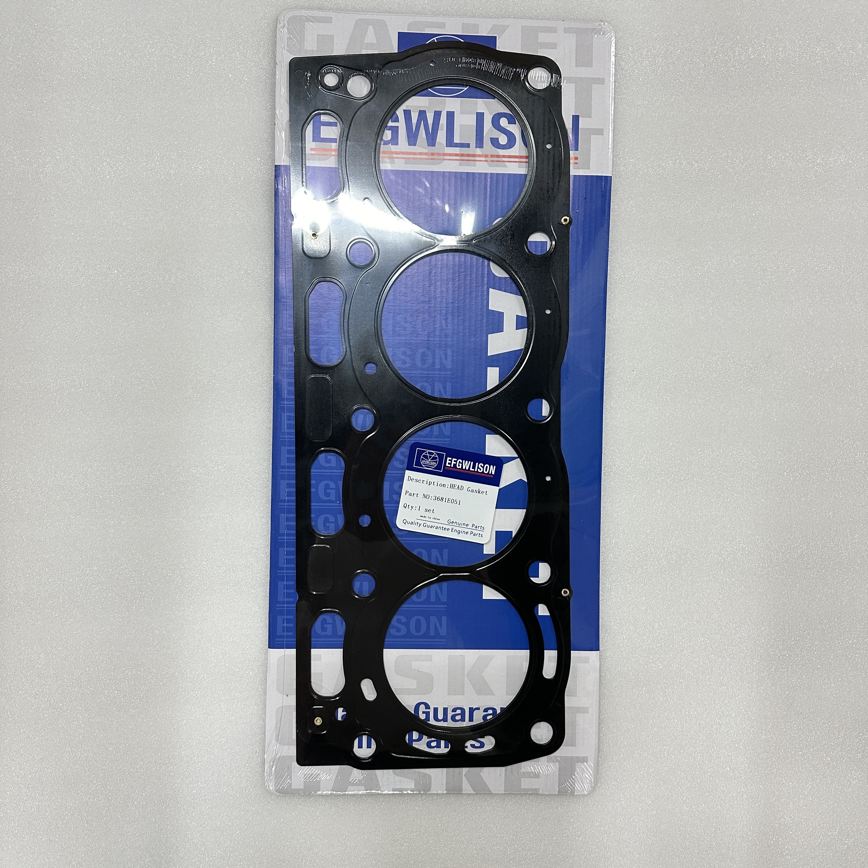 The automotive parts are suitable for PERKINS engine cylinder gaskets 3681E051 details Picture