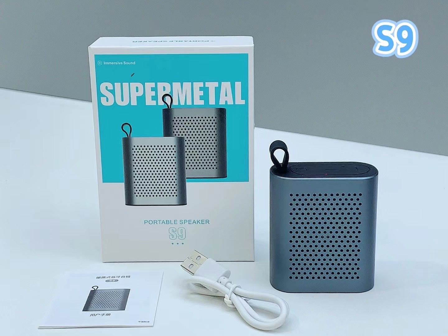 The New Hot S9 Aluminum Alloy Bluetooth Speaker Item Picture
