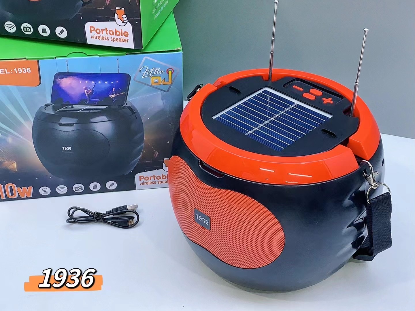 New African Hot Backpack With Solar Outdoor Backpack Wireless Bluetooth Speaker 1936 Specification drawing