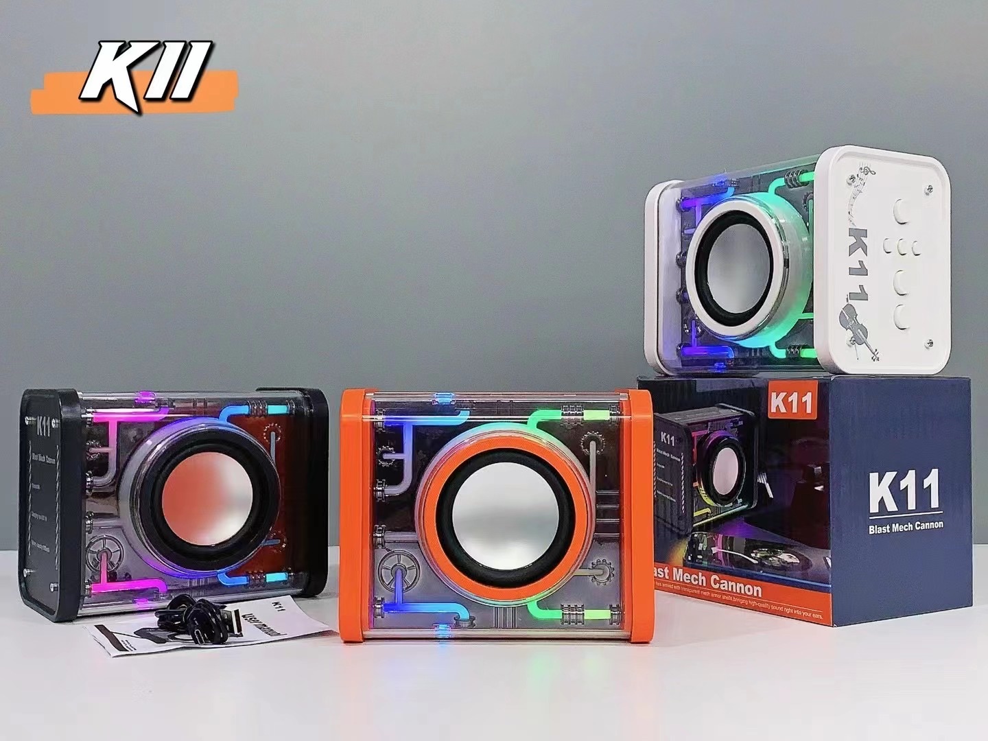 New Dazzle Mecha High-Power Subwoofer Wireless Bluetooth Speaker K11 Application Scenario