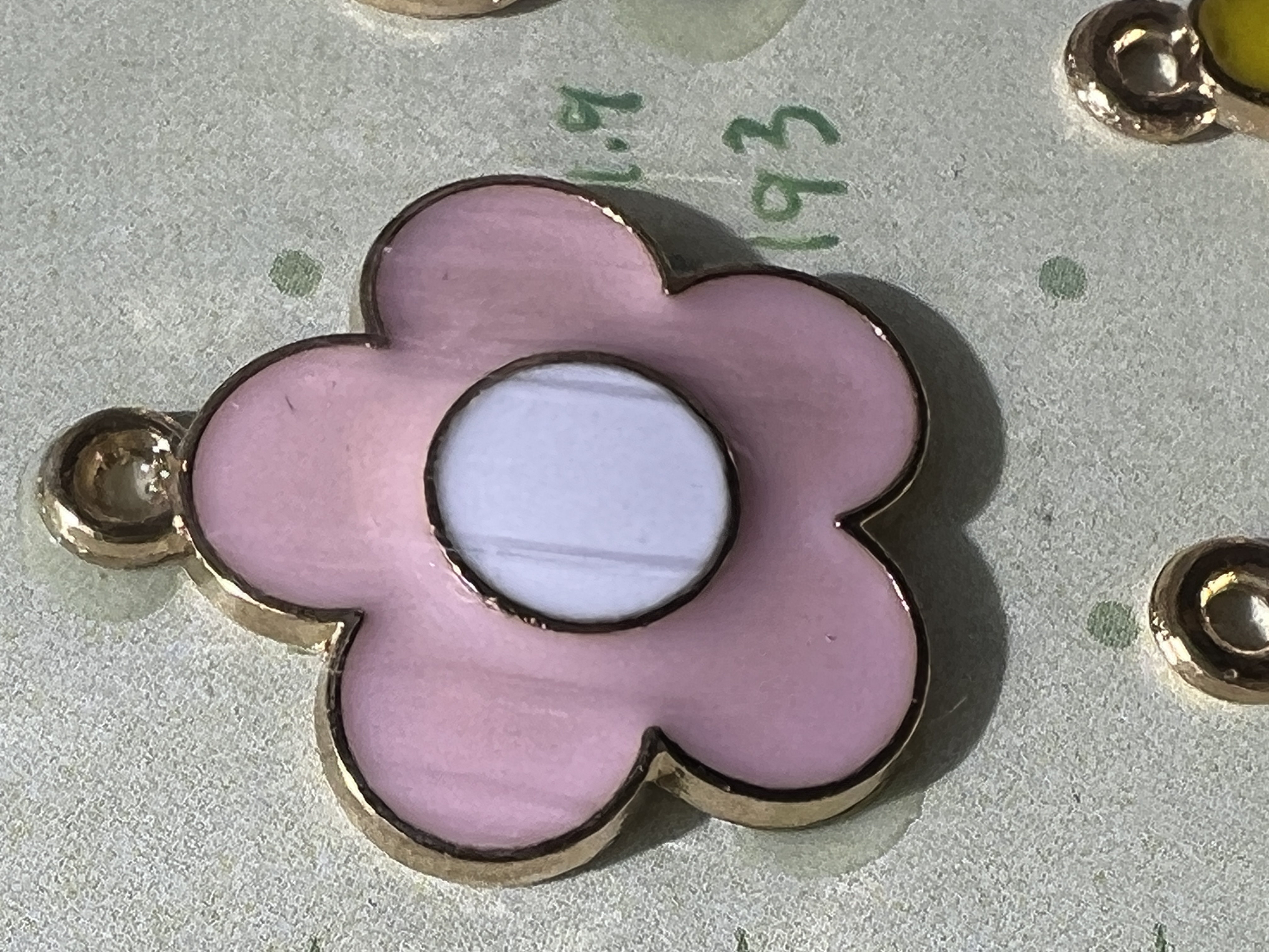Pearl resin jewelry accessories alloy decorative elements DIY handcrafted material accessories resin creative design durable and wear-resistant alloy accessories details Picture