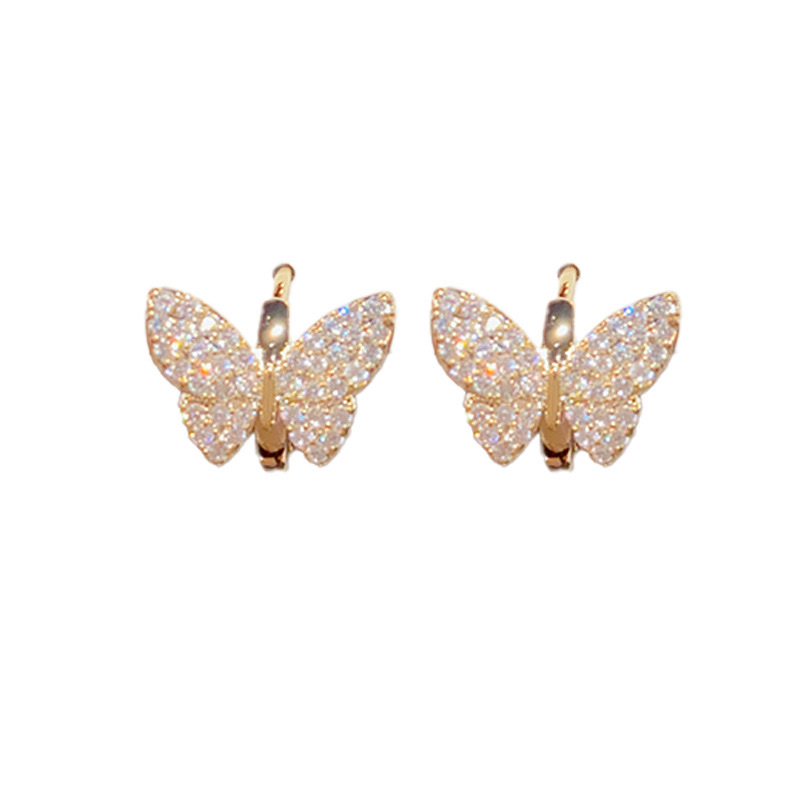 Butterfly series earrings, ear buckles, bestsellers, face shaping, daily versatile accessories, earrings, and stud earrings Specification image