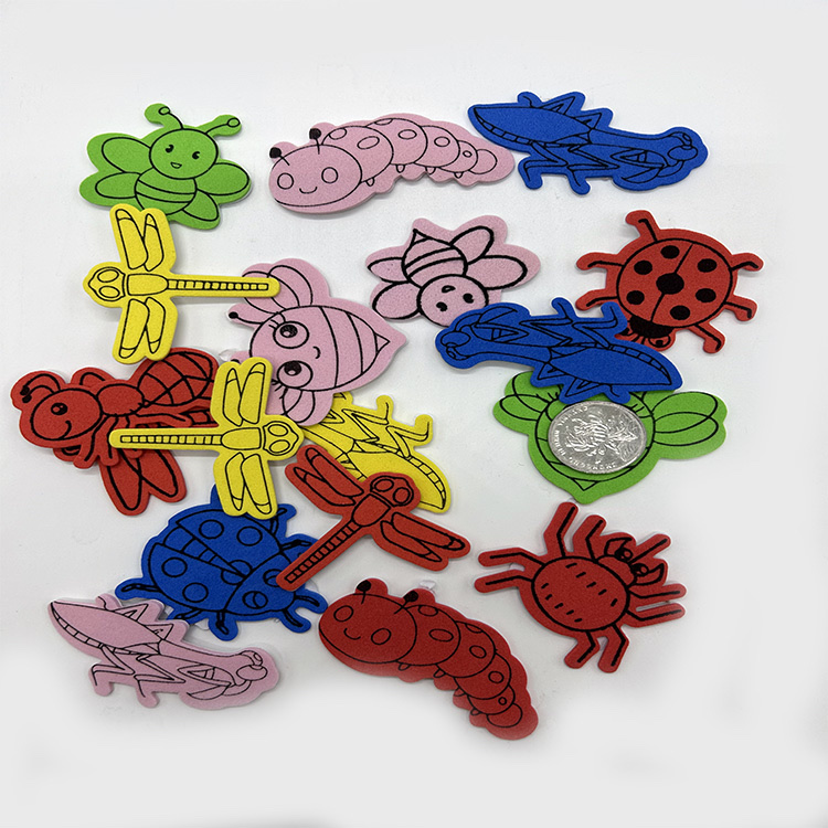 EVA adhesive patch, numbers, letters, animals, insects, small flowers Specification image