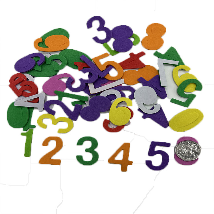 EVA adhesive patch, numbers, letters, animals, insects, small flowers Application Scenario