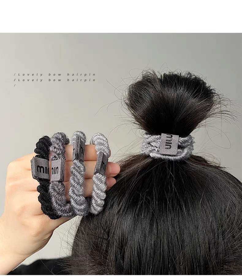 简约女夏季头绳发绳 高档皮筋发饰品 软妹头饰发带时尚发圈头绳女夏季简约详情图3