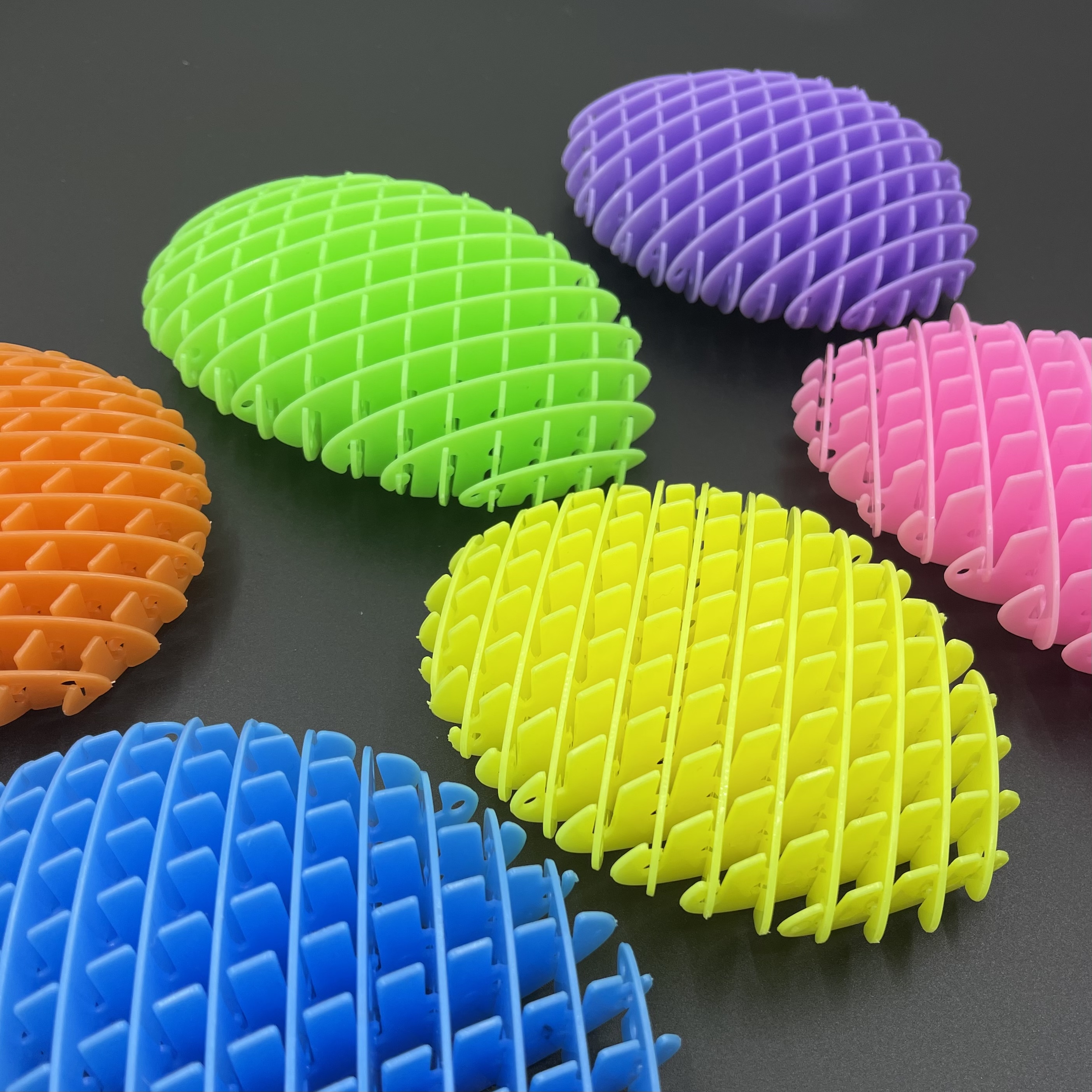 新款解压弹力网玩具 网红3D打印跨境弹力网萝卜家族 抓不住伸缩网儿童玩具细节图