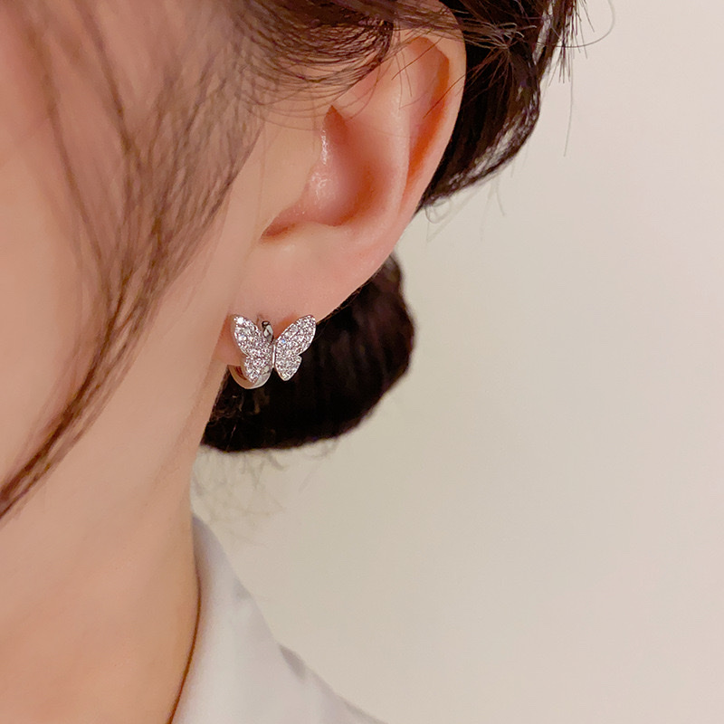 Butterfly series earrings, ear buckles, bestsellers, face shaping, daily versatile accessories, earrings, and stud earrings details Picture