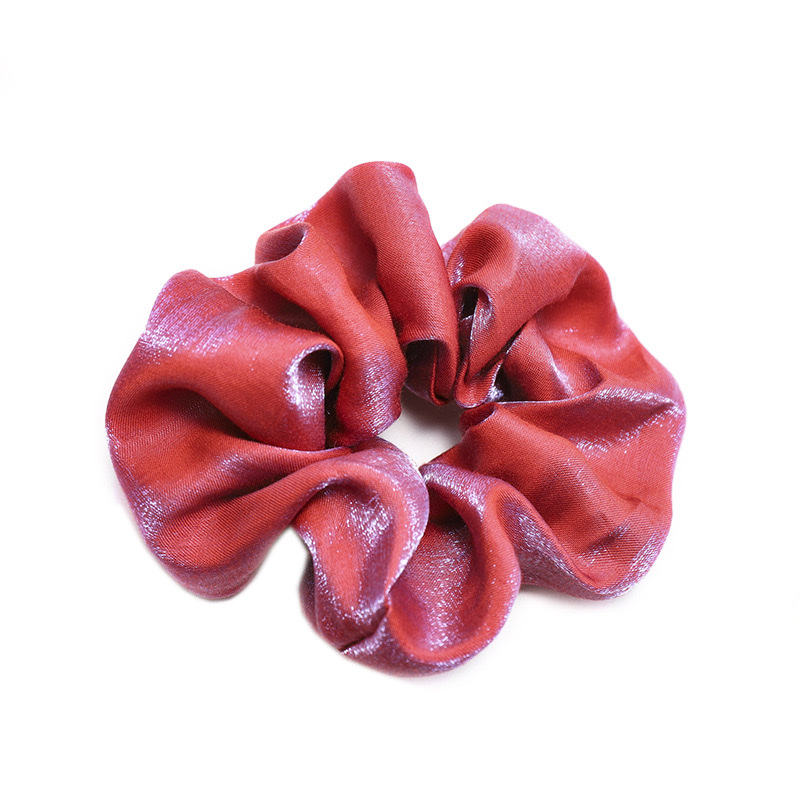 2025 New style pig intestine ring, bright and colorful large Intestine ring, a popular European and American women's hair accessory, hair ring large intestine ring, hair ring rubber band large intestine ring Specification image