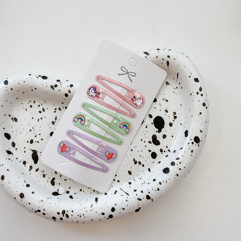 发夹印花bb夹 头饰发夹女孩头饰 可爱童真发夹详情图3