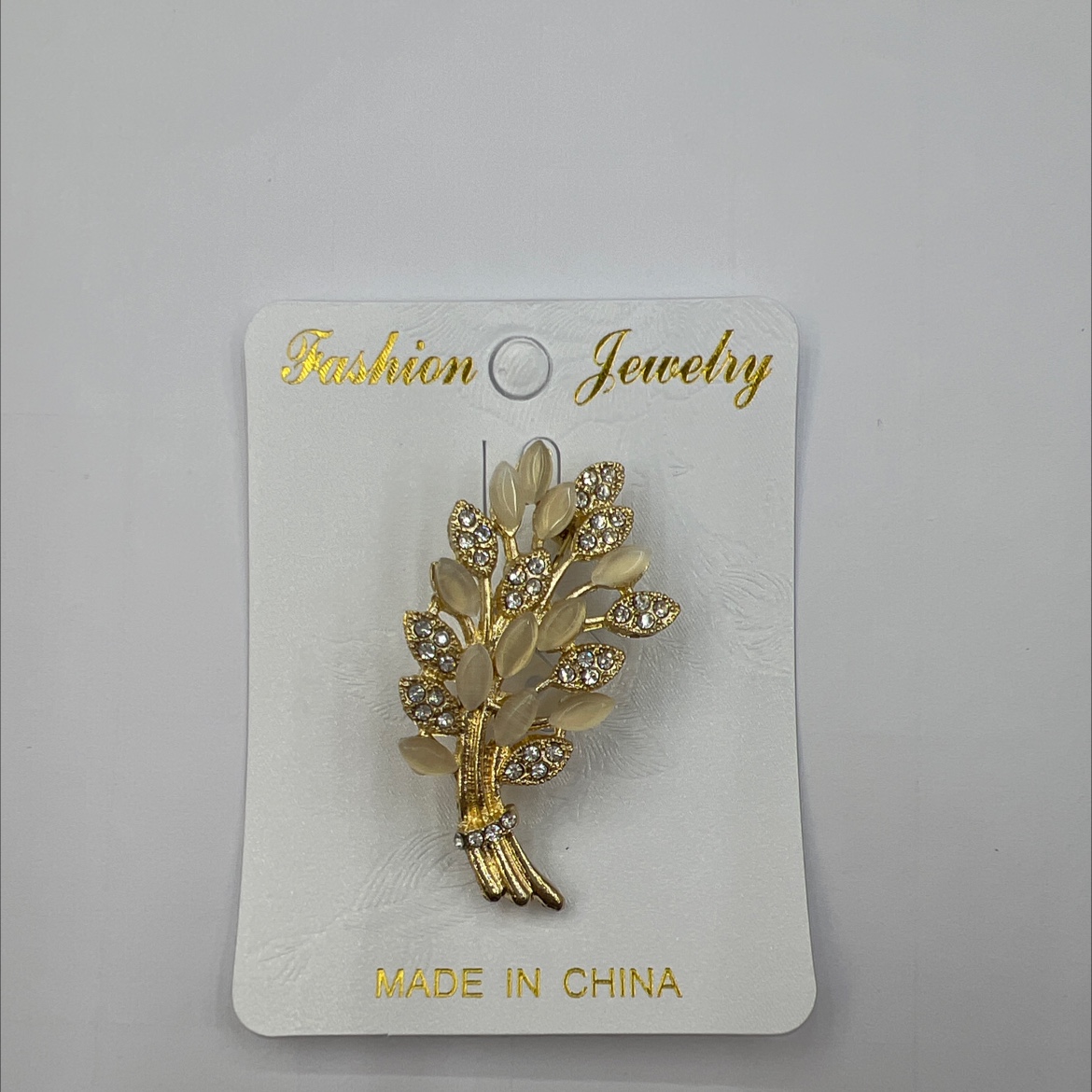 宏泰饰品麦穗花束胸针合金2024新款ins国潮系列潮流配饰胸针