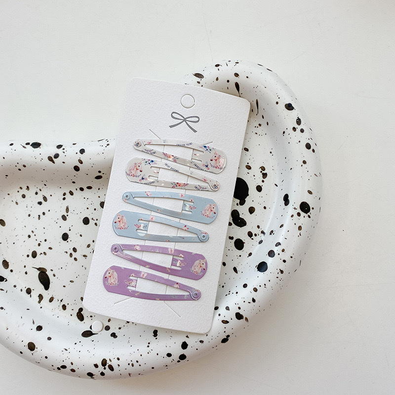 发夹印花bb夹 头饰发夹女孩头饰 可爱童真发夹详情图7