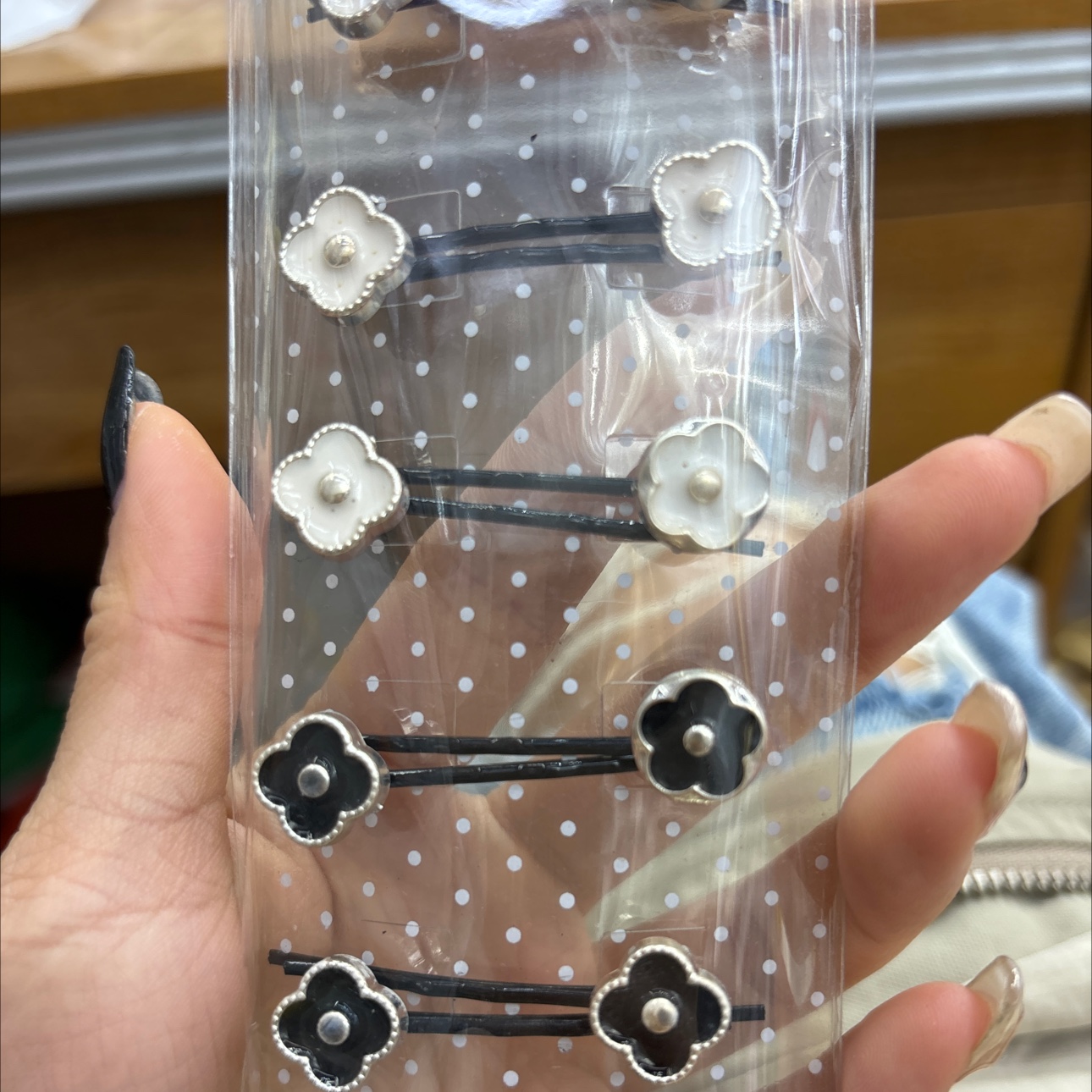 一字夹四叶草同款夹子网红固定夹发饰2024新款头饰详情图2