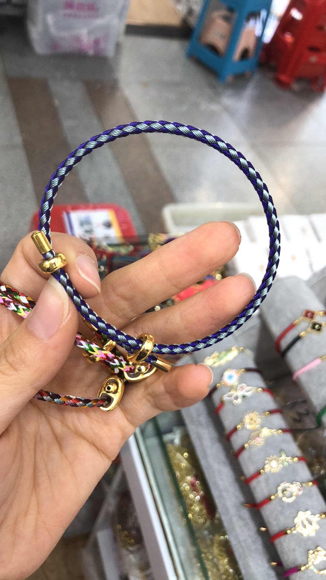 8字抽拉手绳手链首饰手串Diy手串手链几十色详情图7
