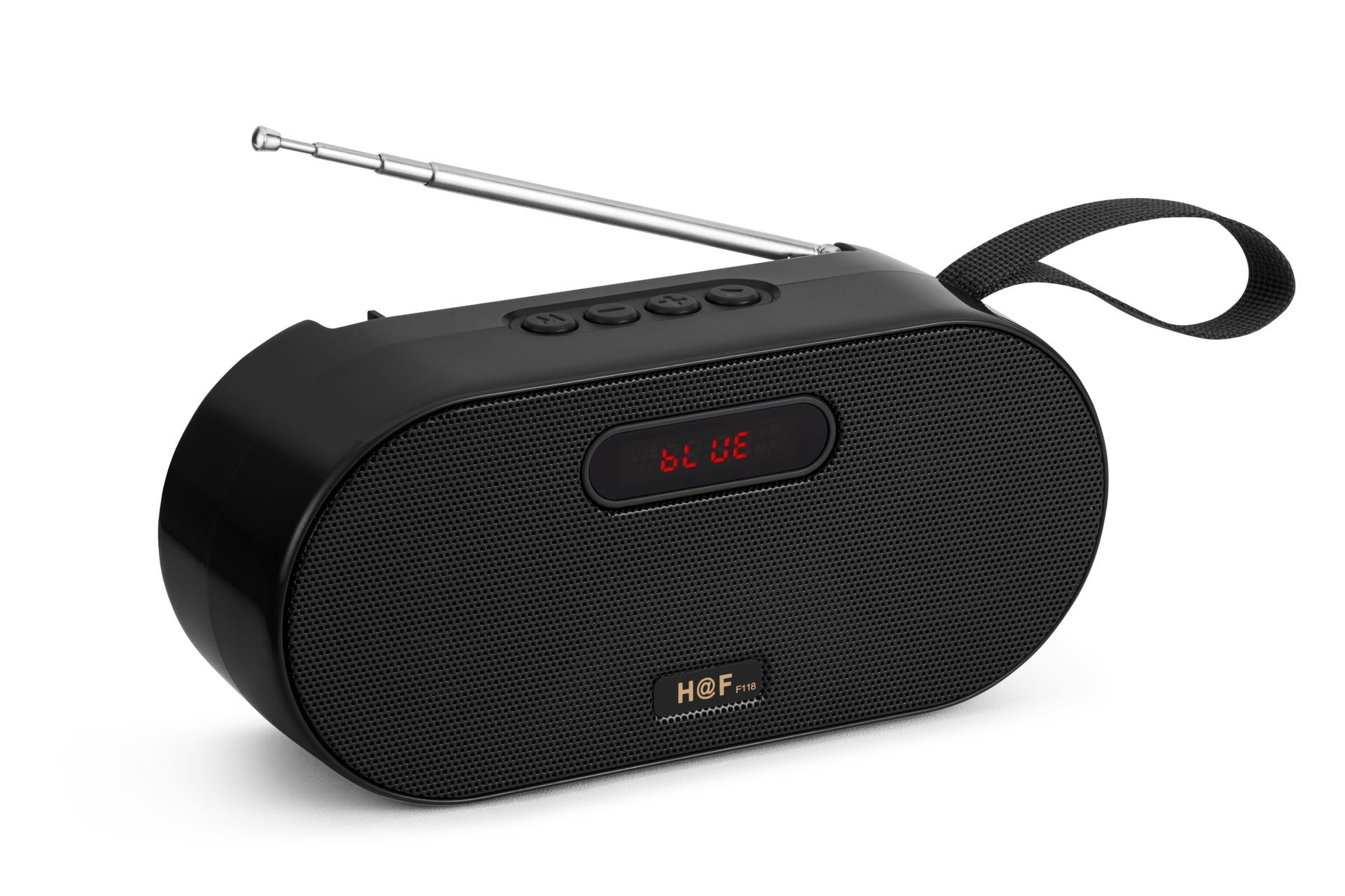 The manufacturer supplies the new HF-F118 display radio Bluetooth speaker and Bluetooth audio system, which are popular in Africa and South America Specification image