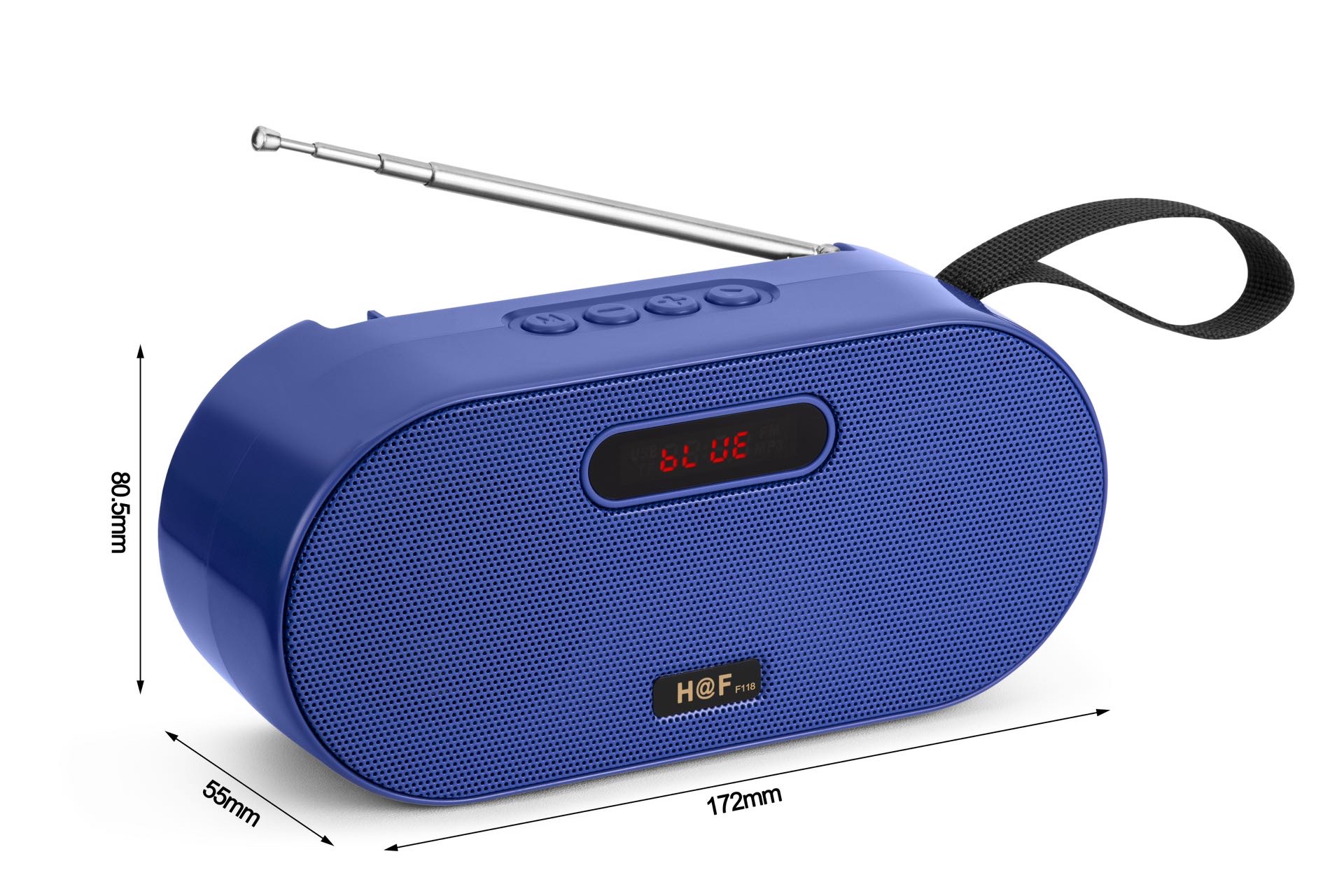 The manufacturer supplies the new HF-F118 display radio Bluetooth speaker and Bluetooth audio system, which are popular in Africa and South America detail image 6