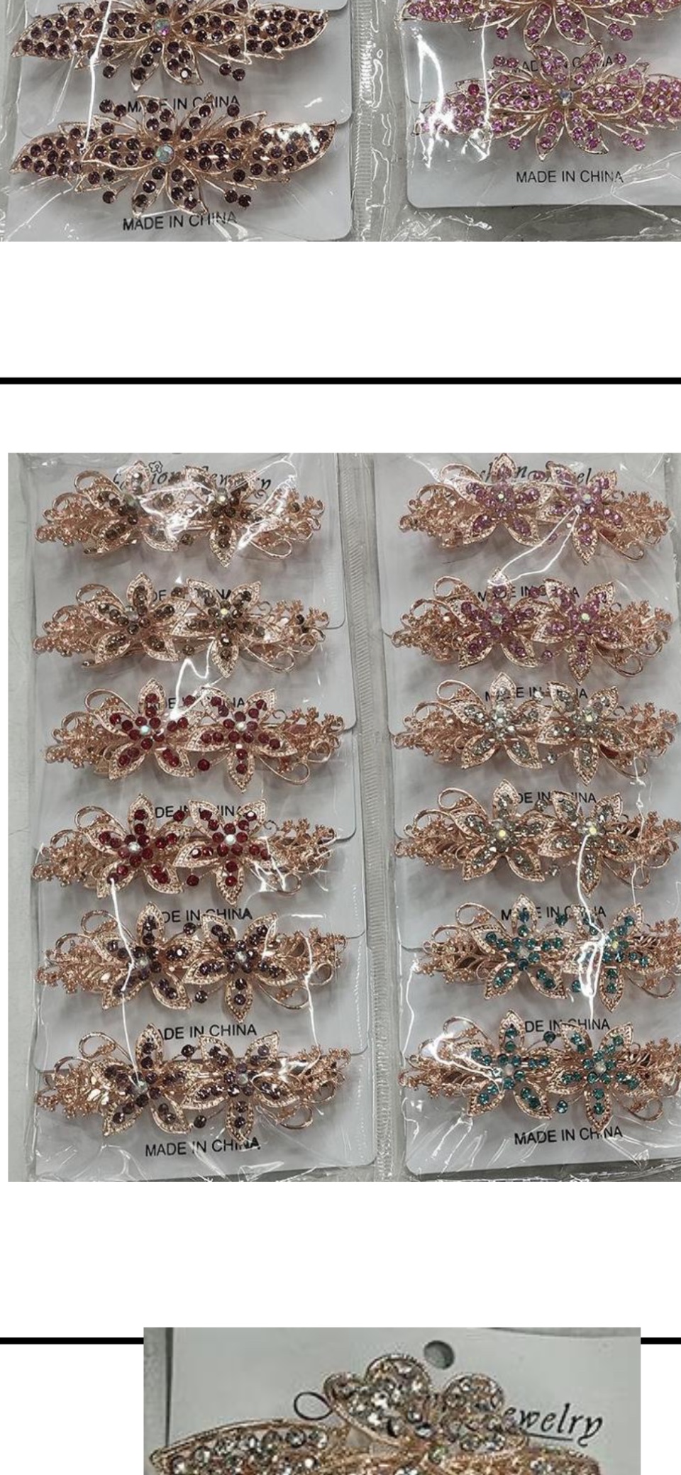 Children's hairpins, straight hairbands, women's summer retro hairpin headwear, simple and cute, long-lasting and secure without damaging hair quality Specification image