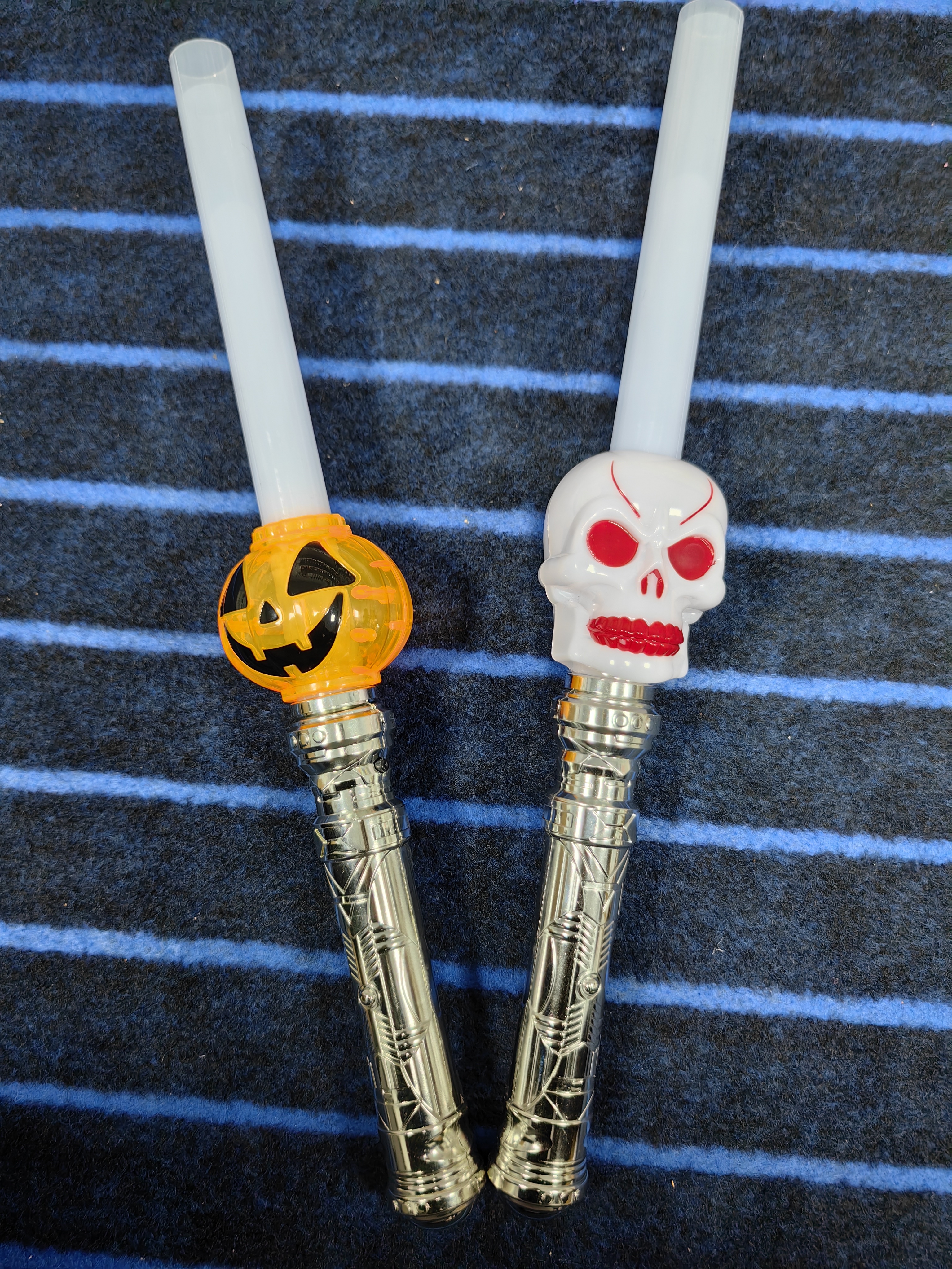 LED发光万圣节南瓜/鬼头棒 万圣节闪光棒 发光万圣节礼品细节图