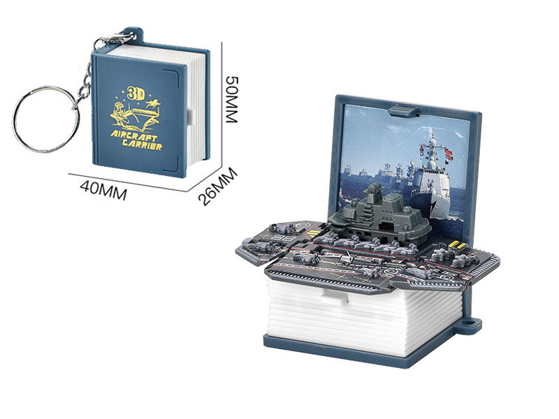 跨境3D立体书折叠爆弹书恐龙城堡书包挂件钥匙扣儿童创意解压玩具详情图12