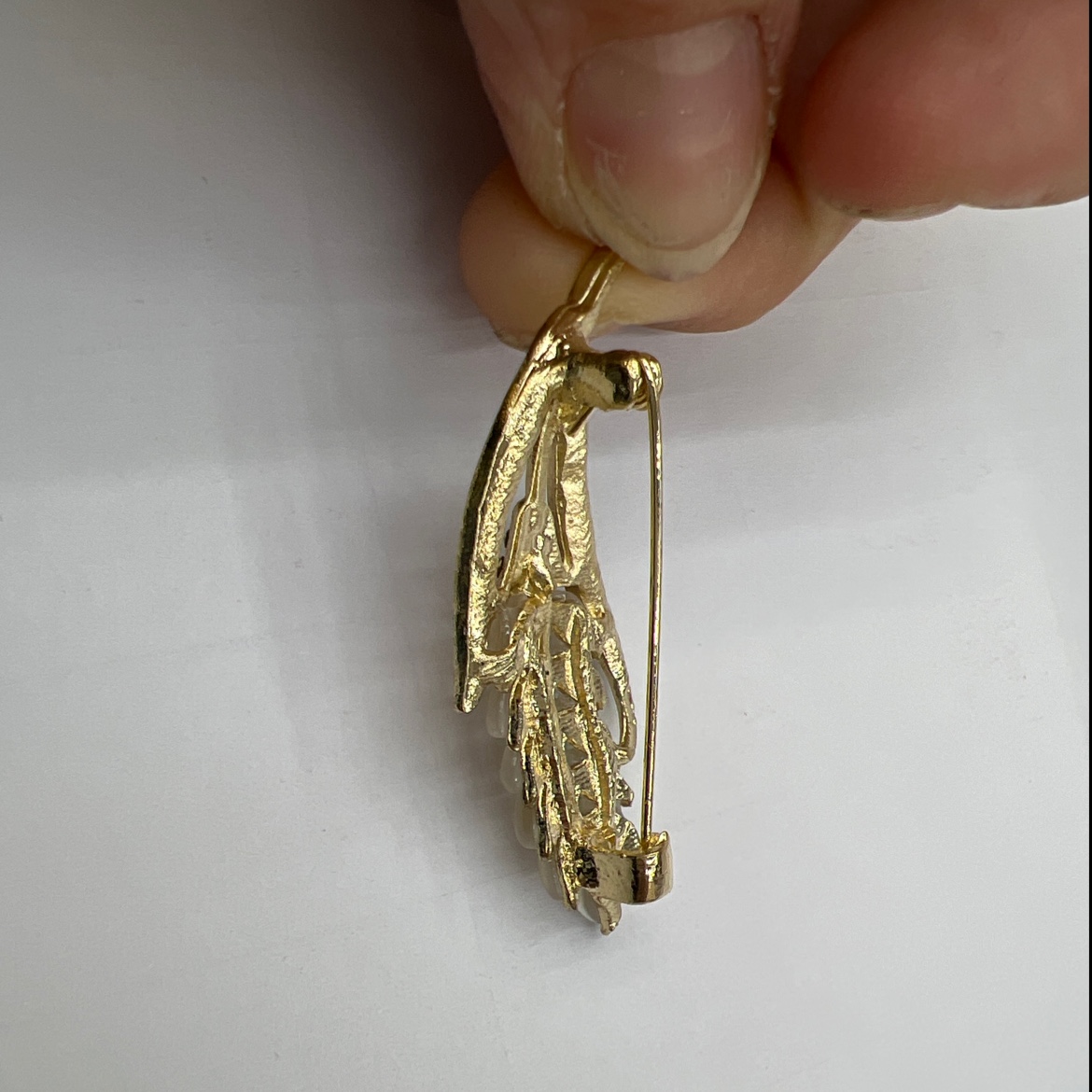 宏泰饰品麦穗猫眼胸针精致配饰2024新款ins国潮系列胸针详情4