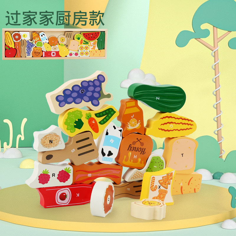 新品卡通交通动物立体拼图拼板木质儿童宝宝木制早教益智玩具拼图 detail image 3