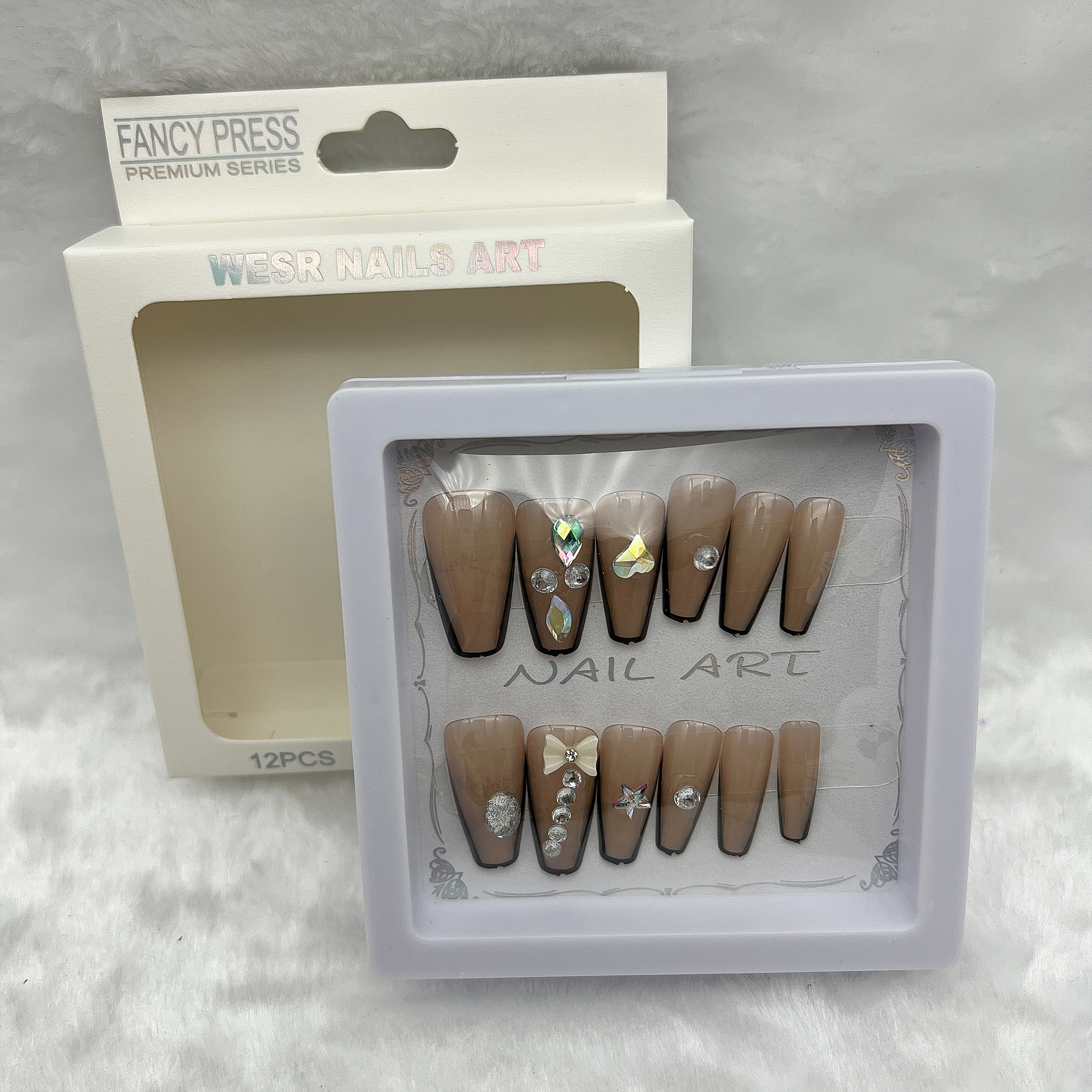 Professional nail art tool set, full set of false nail trimming nail clips, nail clippers, dead skin clippers, innovative nail art design, brand-new upgraded version details Picture