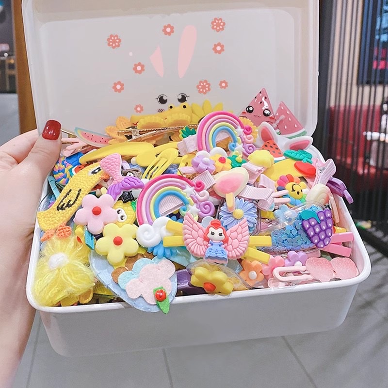 2024年新款儿童发夹女孩发卡女童碎发刘海夹头饰可爱宝宝夹子发饰发箍女夏季百搭PU发夹