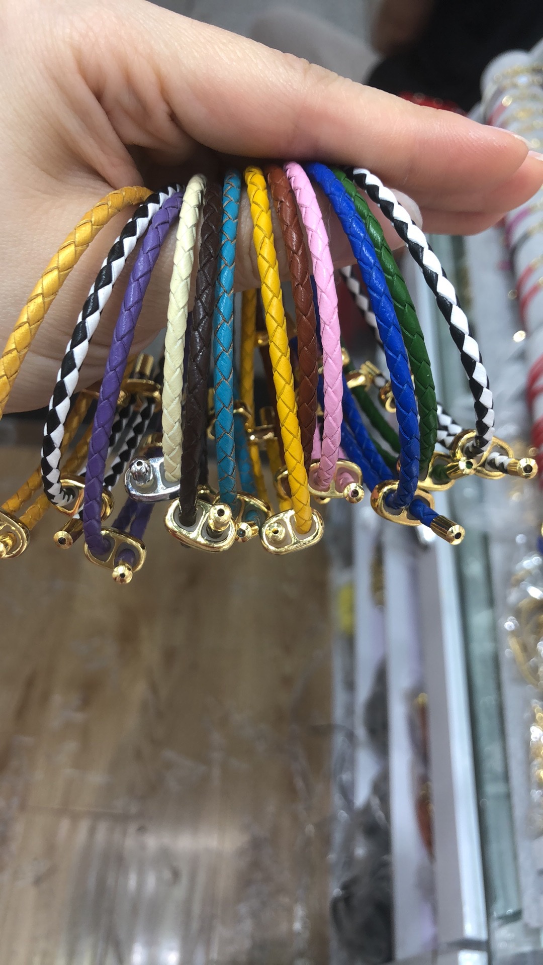 8字抽拉手绳手链首饰手串Diy手串手链几十色