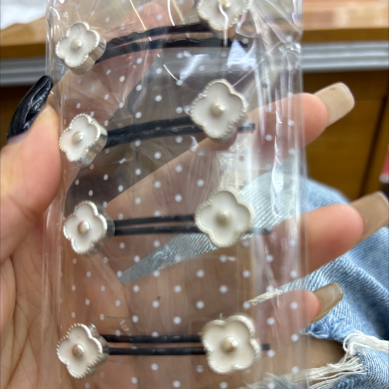 一字夹四叶草同款夹子网红固定夹发饰2024新款头饰细节图