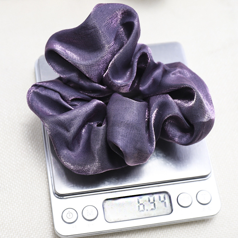 2025 New style pig intestine ring, bright and colorful large Intestine ring, a popular European and American women's hair accessory, hair ring large intestine ring, hair ring rubber band large intestine ring details Picture