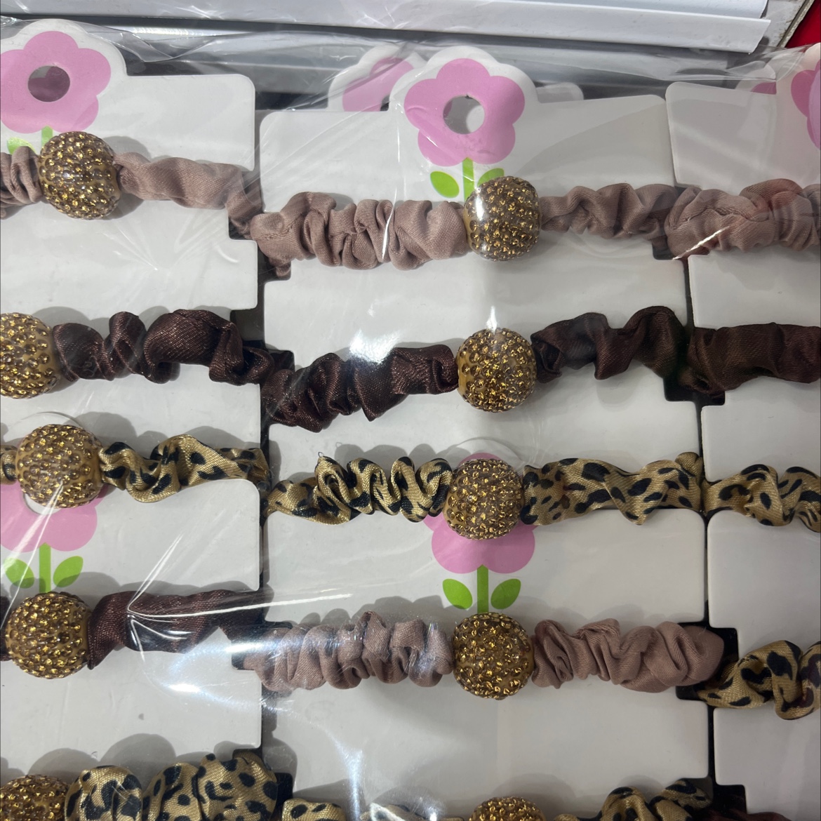 Cross-border Organza large intestine circle hair accessory hair band Application Scenario