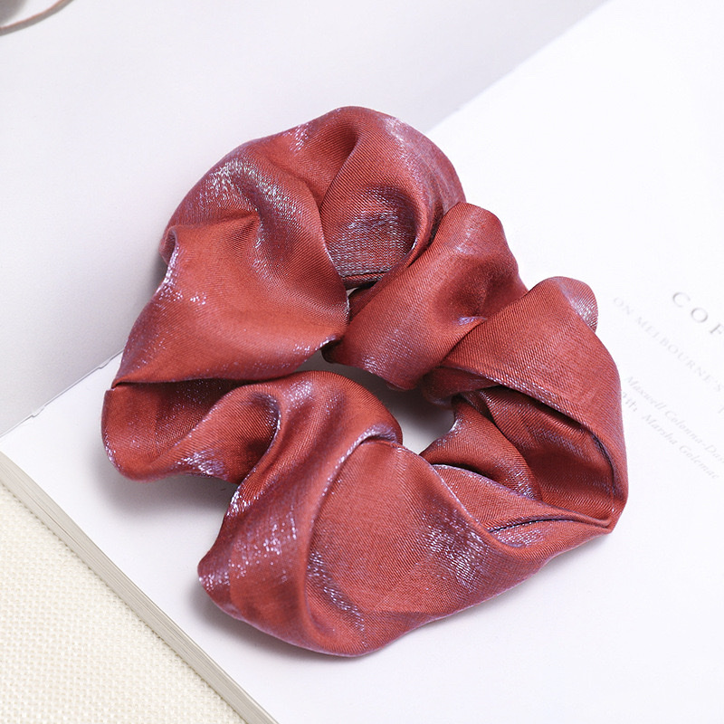 2025 New style pig intestine ring, bright and colorful large Intestine ring, a popular European and American women's hair accessory, hair ring large intestine ring, hair ring rubber band large intestine ring Item Picture