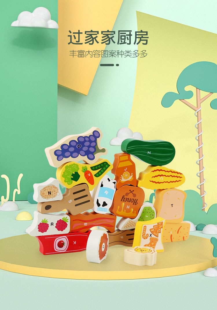 新品卡通交通动物立体拼图拼板木质儿童宝宝木制早教益智玩具拼图 detail image 7