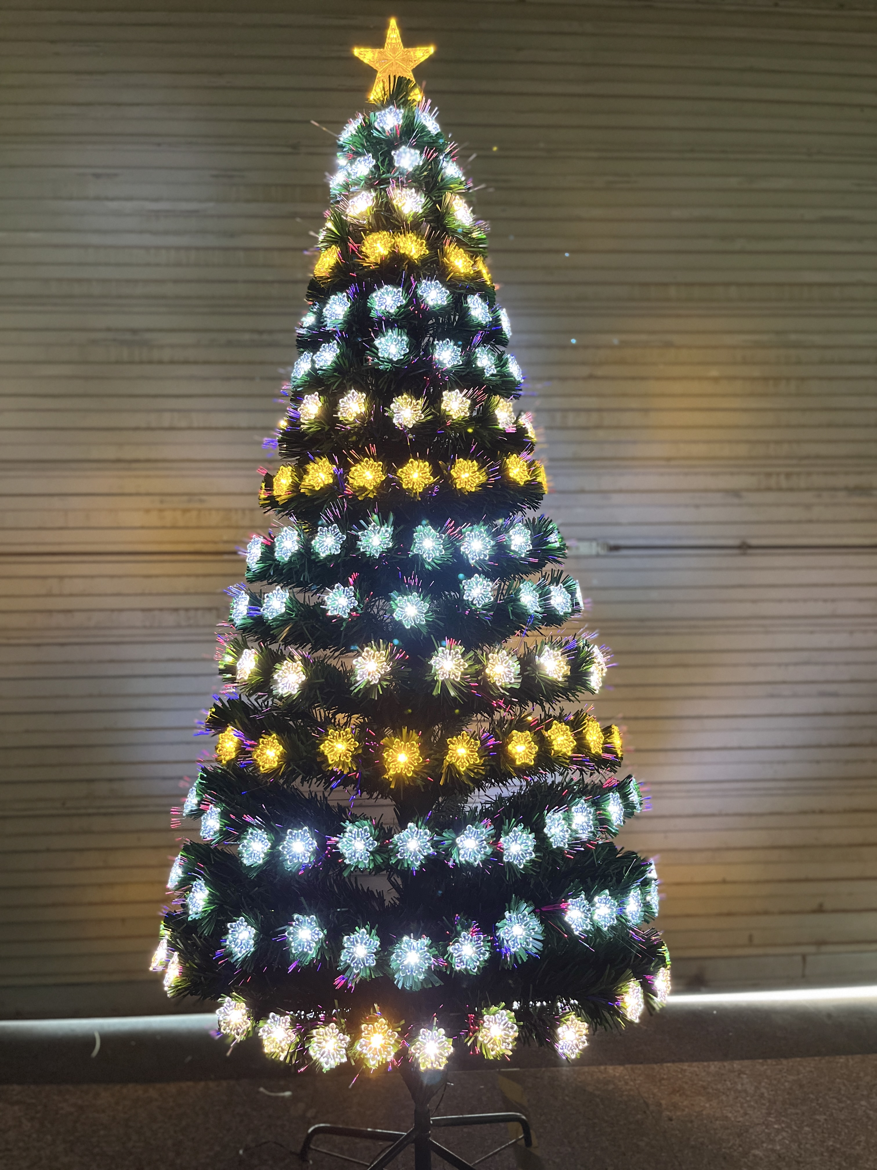 Factory direct sales: Essential Christmas flower wooden pendants, holiday gifts, bows, Christmas atmosphere decoration items details Picture