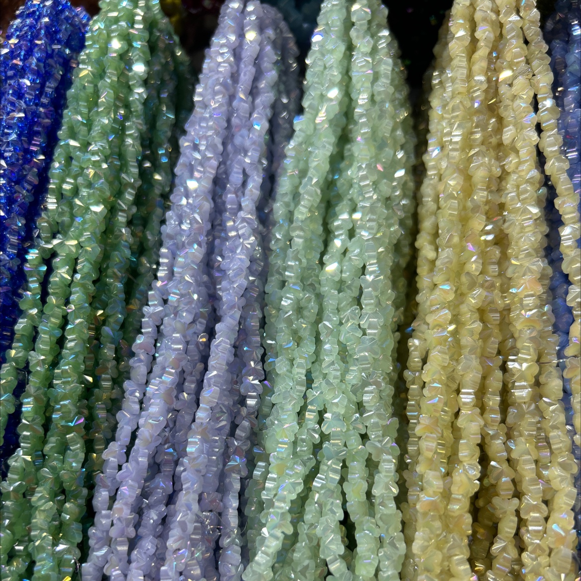 水晶配件珠子颜色齐全高级感珠子水晶玻璃珠详情图2