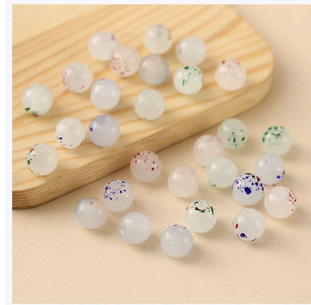 DIY手工玻璃珠 中国风服饰配件 手链  项链 穿珠