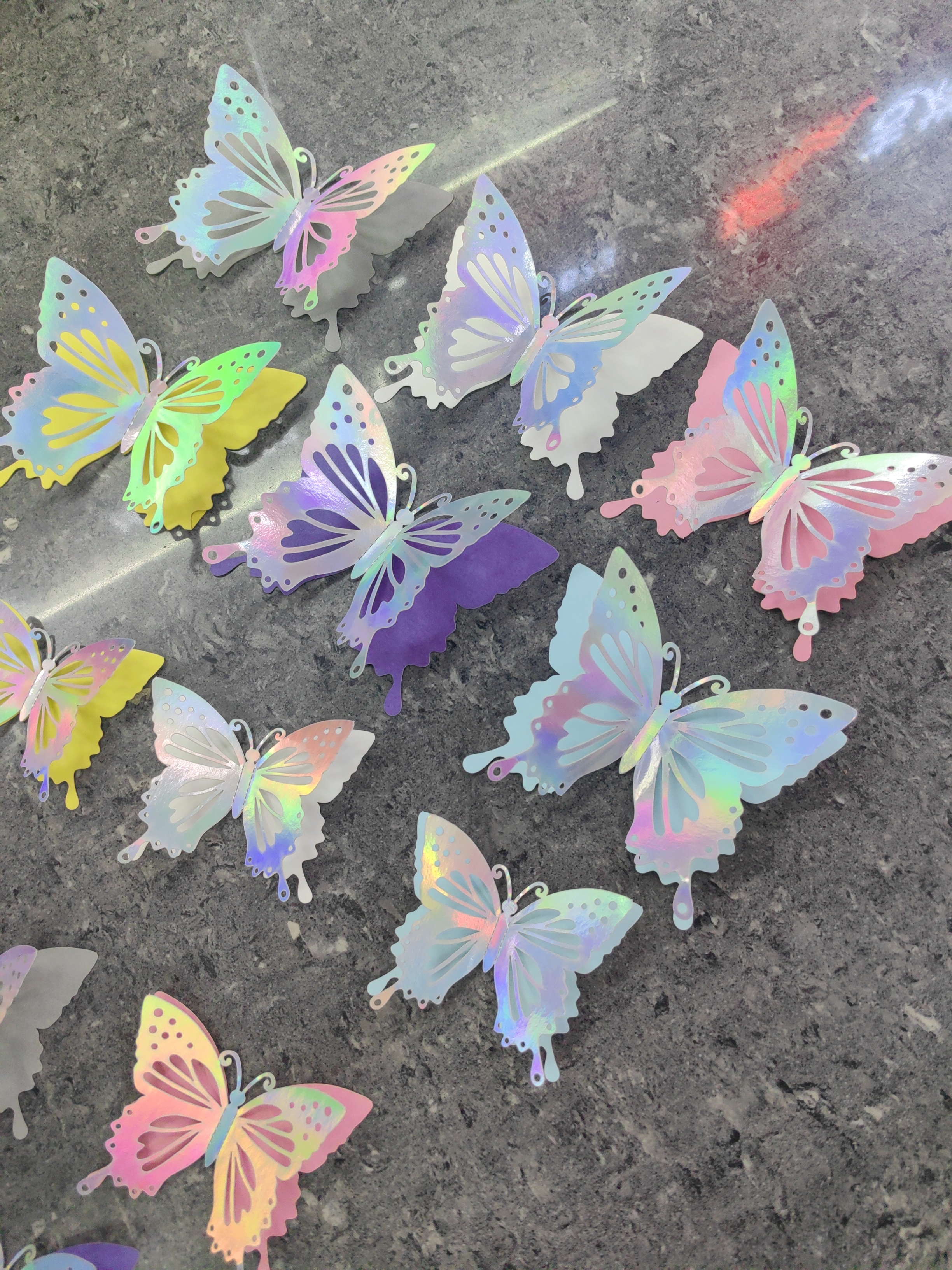 A must-have butterfly-shaped sticker for wedding celebrations to create a romantic atmosphere detail image 5