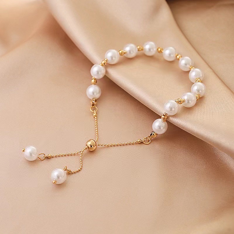 Fashionable, versatile, individualistic, trendy, sophisticated and exquisite Xuliang pearl bracelet