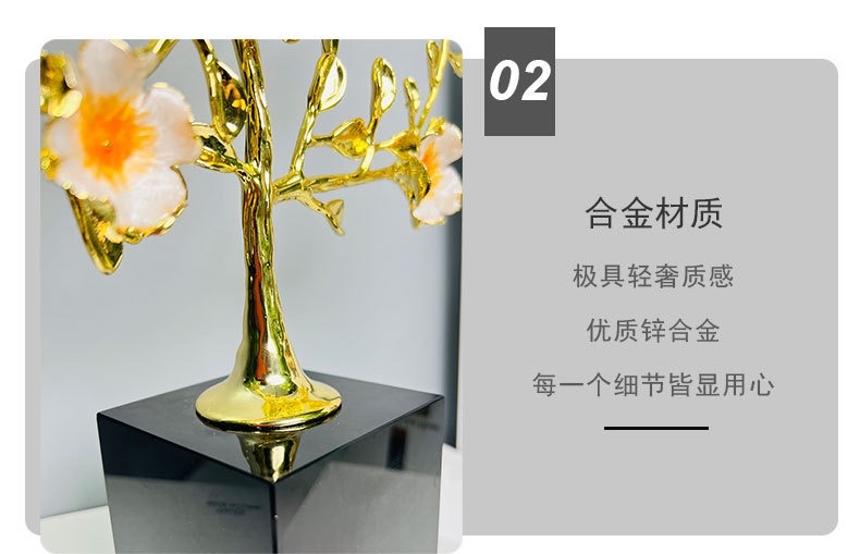 轻奢客厅创意装饰摆件玄关电视柜酒柜水晶家居装饰摆件详情图4