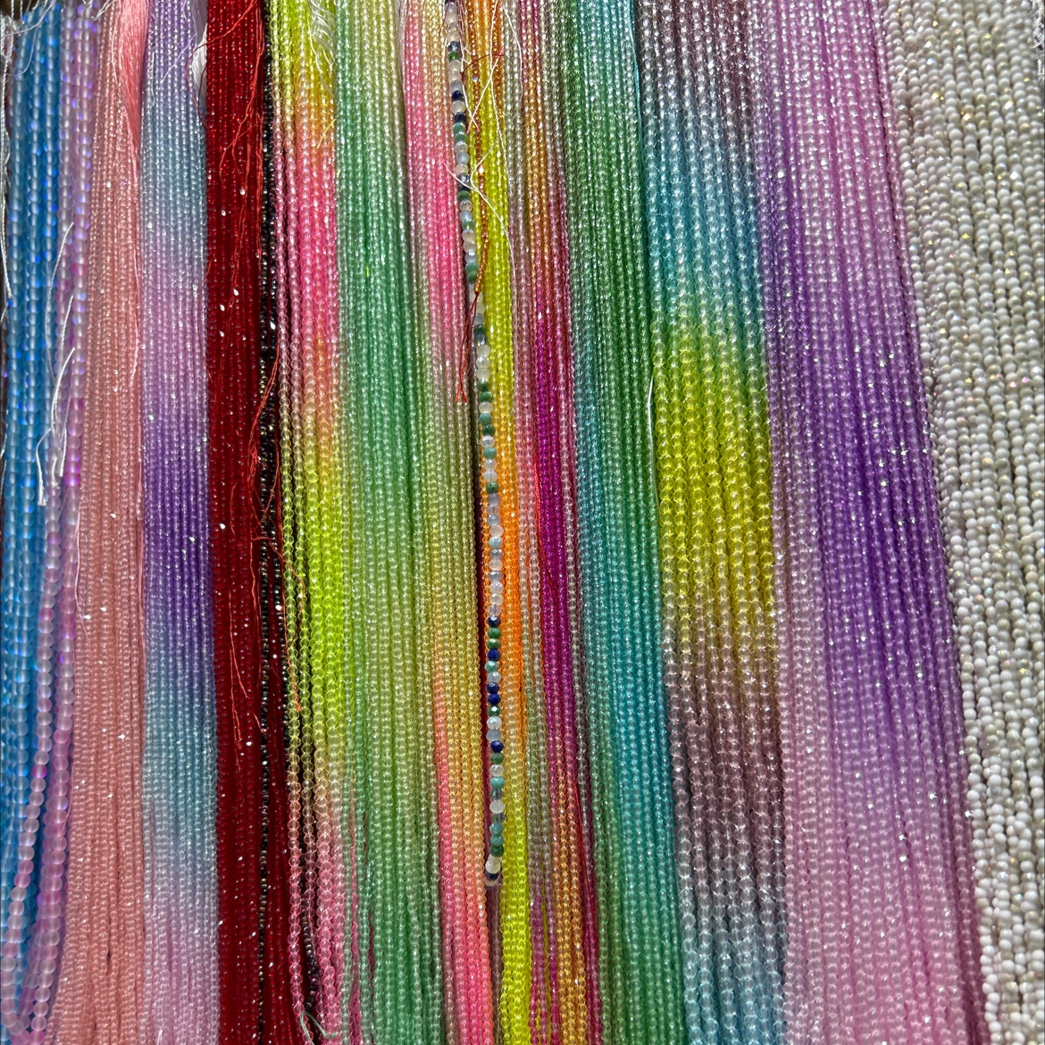 水晶配件珠子颜色齐全高级感珠子水晶玻璃珠详情图3