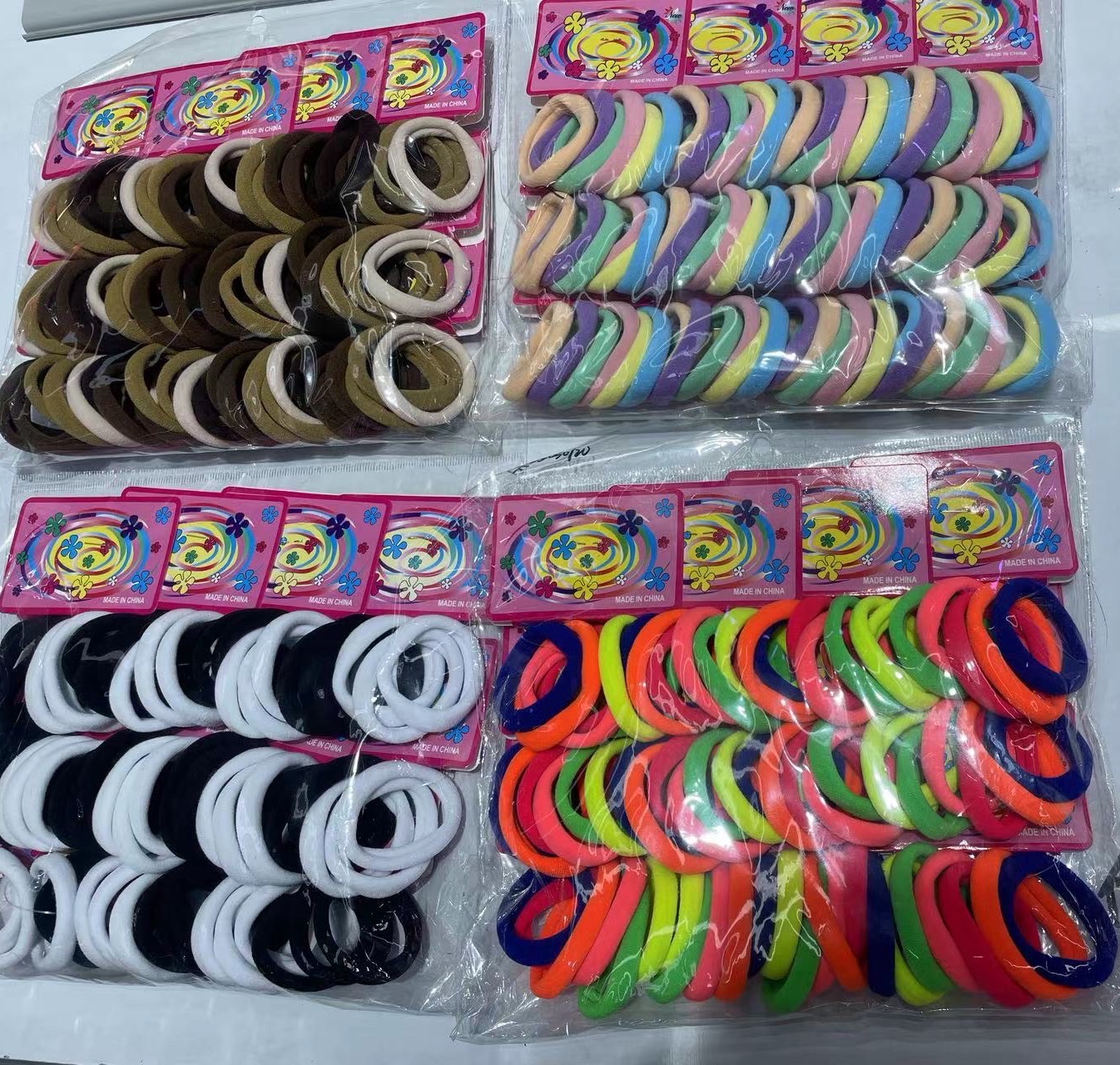 饰品头饰毛巾圈时尚女士大肠发圈 头绳套装 优质皮筋发饰 大肠圈发圈 软妹头饰持久弹力不伤发产品图