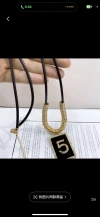 A high-end Korean crystal diamond-encrusted sweater chain long, versatile and elegant pendant for women, simple autumn and winter hanging accessories Item Picture