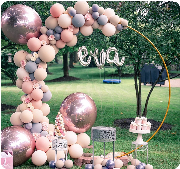 气球支撑圈支架一体设计 气球配件套装 气球棒塑料管支架 稳固耐用 适用于各种场景布置气球配件详情图6