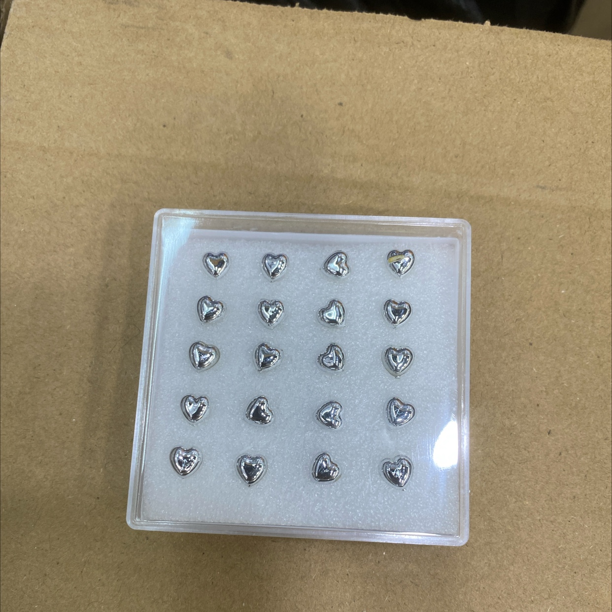 时尚潮流韩国风抗过敏桃心耳钉202耳钉