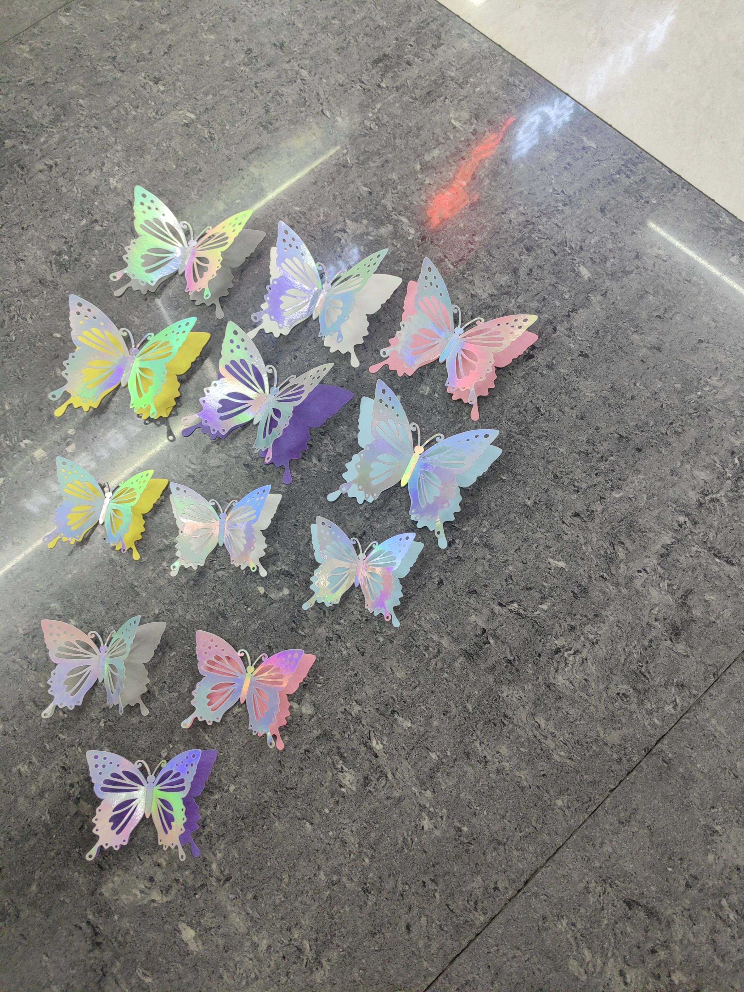 A must-have butterfly-shaped sticker for wedding celebrations to create a romantic atmosphere detail image 3