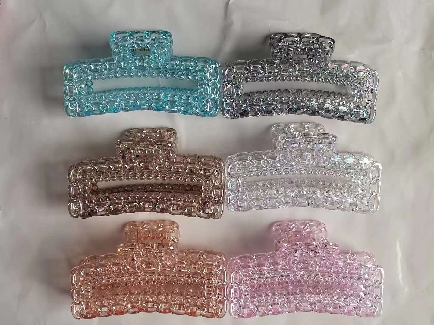 9 cm electroplated clips with spray paint