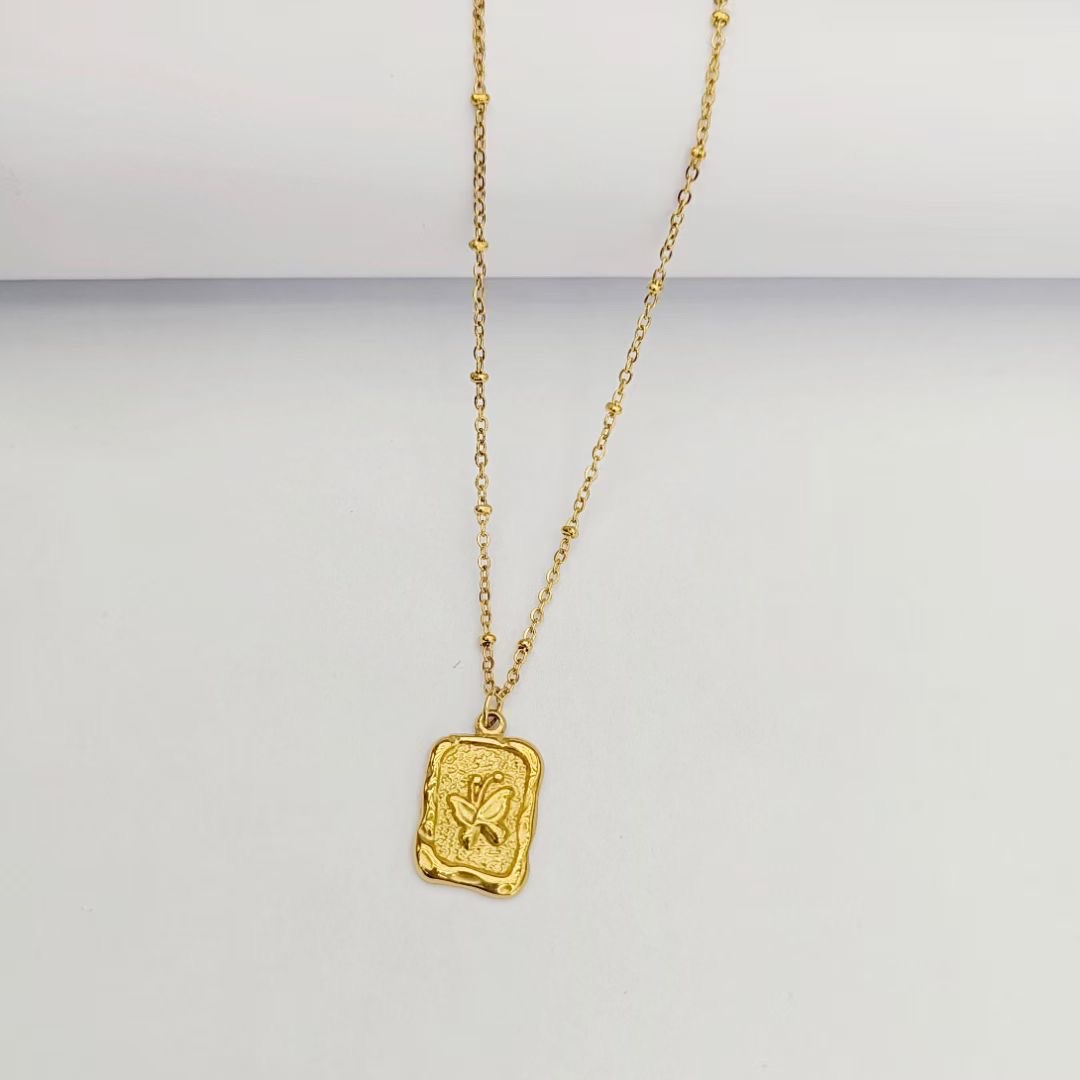 钛钢项链保色锁骨链高级24年新款小众产品图