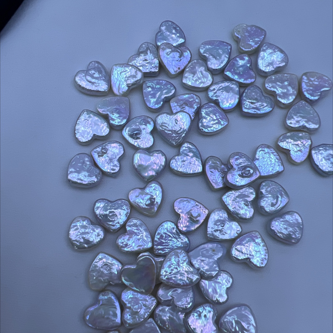 Baroque pearl heart shape