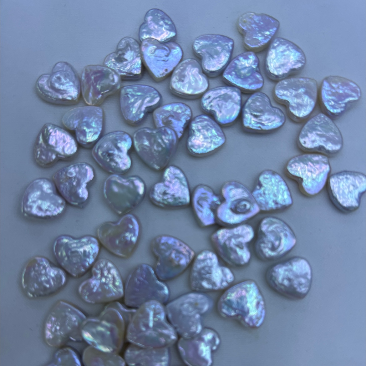 Baroque pearl heart shape detail image 1